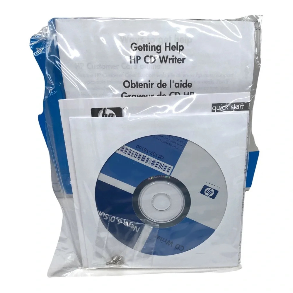 HP CD Writer CD52 New in Box CD52ri w/Arcsoft Greeting Card Creator